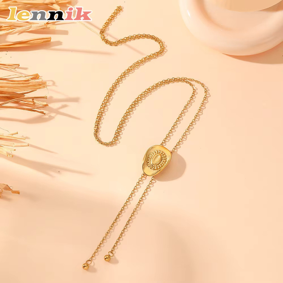 LENNIK Halskette Edelstahl, Gold, Damen - Bild 2
