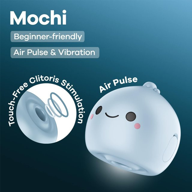 Satisfyer Mochi Vibrator in Blau, Durchmesser: 6,5 cm - Bild 1