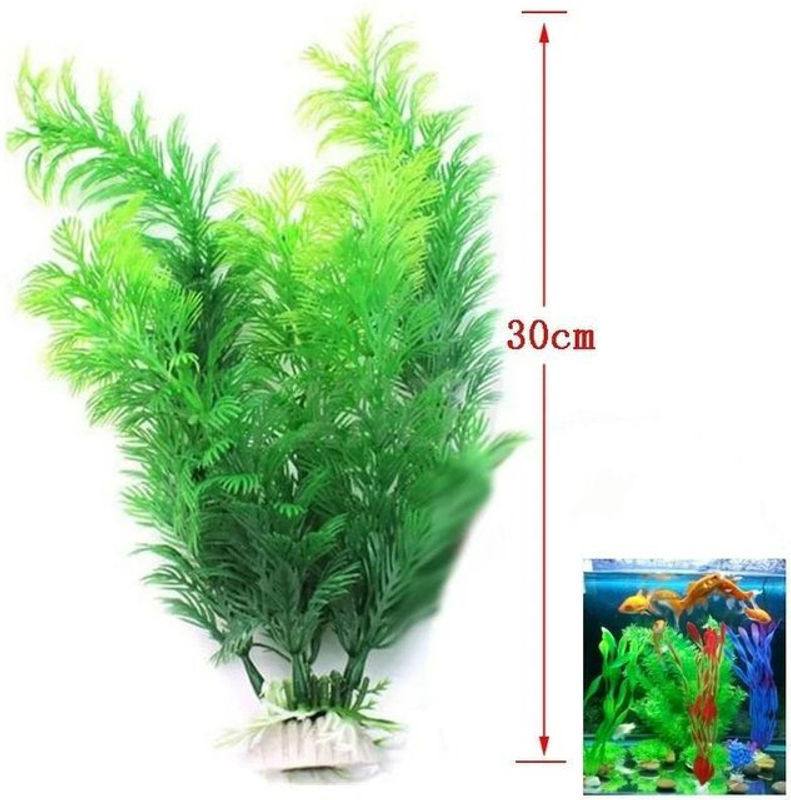 NATAWA Kunstpflanze für dein Aquarium in Grün aus Kunststoff - Bild 1