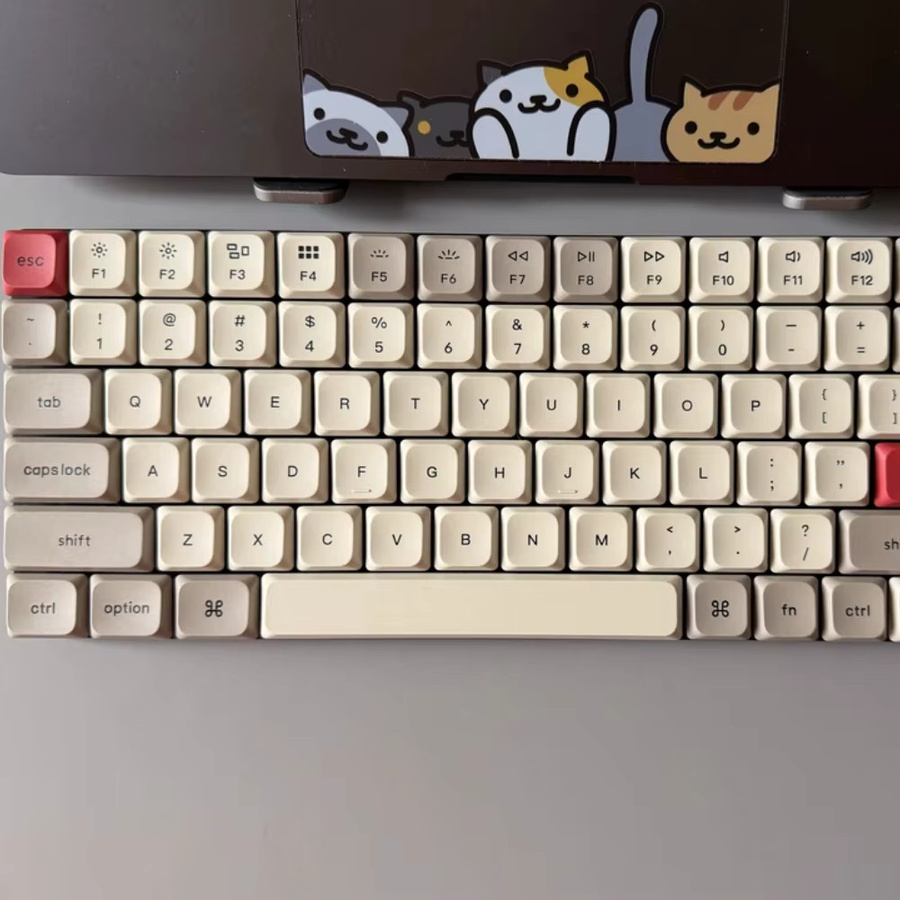 Keychron Artisan PBT-Tastenkappen im Cherry Profile für mechanische Tastaturen, Multicolor - Bild 1