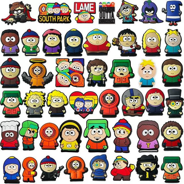 South Park Schuh-Charms, Kinder, Cartoon Schuh-Dekoration Zubehör - Bild 1