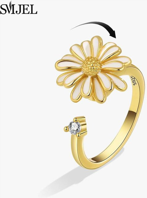 Angstring Schmetterling, Kristall, Kupfer, Gold, Damen - Bild 1