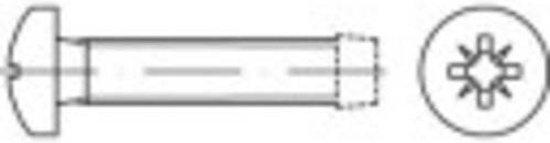 TOOLCRAFT Gewindefurchende Schrauben M3, 20 mm Länge, Kreuzschlitz Pozidriv, DIN 7500, Stahl galvanisch verzinkt, Silber, 1000 Stück - Bild 1