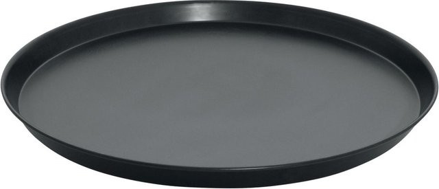 Schneider Pizzablech rund aus Stahl in Schwarz, Durchmesser: 34 cm - Bild 1
