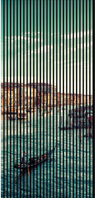 FN Acustico Akustikplatte Venedig in Bunt aus PET und MDF mit modernem Design, H x B x T: 2.400 x 1.133 x 19 mm - Bild 1