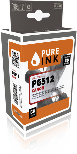 Canon Druckerpatrone CAPG512BK Schwarz - Bild 1