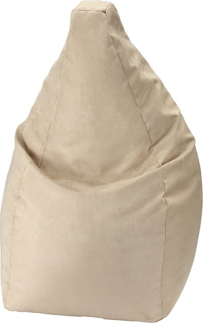 Linker Licardo Sitzsack Noble Soft in Beige mit Microfaser-Bezug, Höhe: 90 cm - Bild 1