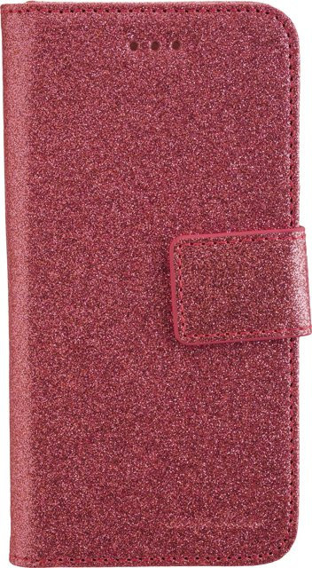 Book Case BLING Handyhülle für Apple iPhone 7, iPhone 8 und iPhone SE 2020 in Pink - Bild 1