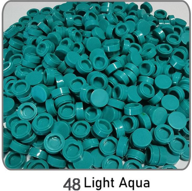 Fliese 1x1 Rund DIY Bausteine Ziegel, 1000-teiliges Set, ab 14 Jahre - Bild 1