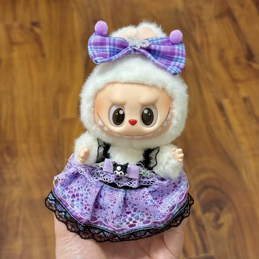 Mini-Plüsch-Puppenkleidung, Outfit-Zubehör, Anzug, Plüsch / Textil - Bild 2