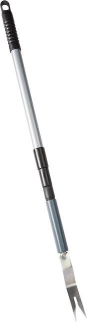 Maximex Unkrautstecher in Silber mit Teleskopstiel und angewinkelter Form, Höhe: 120 cm - Bild 1