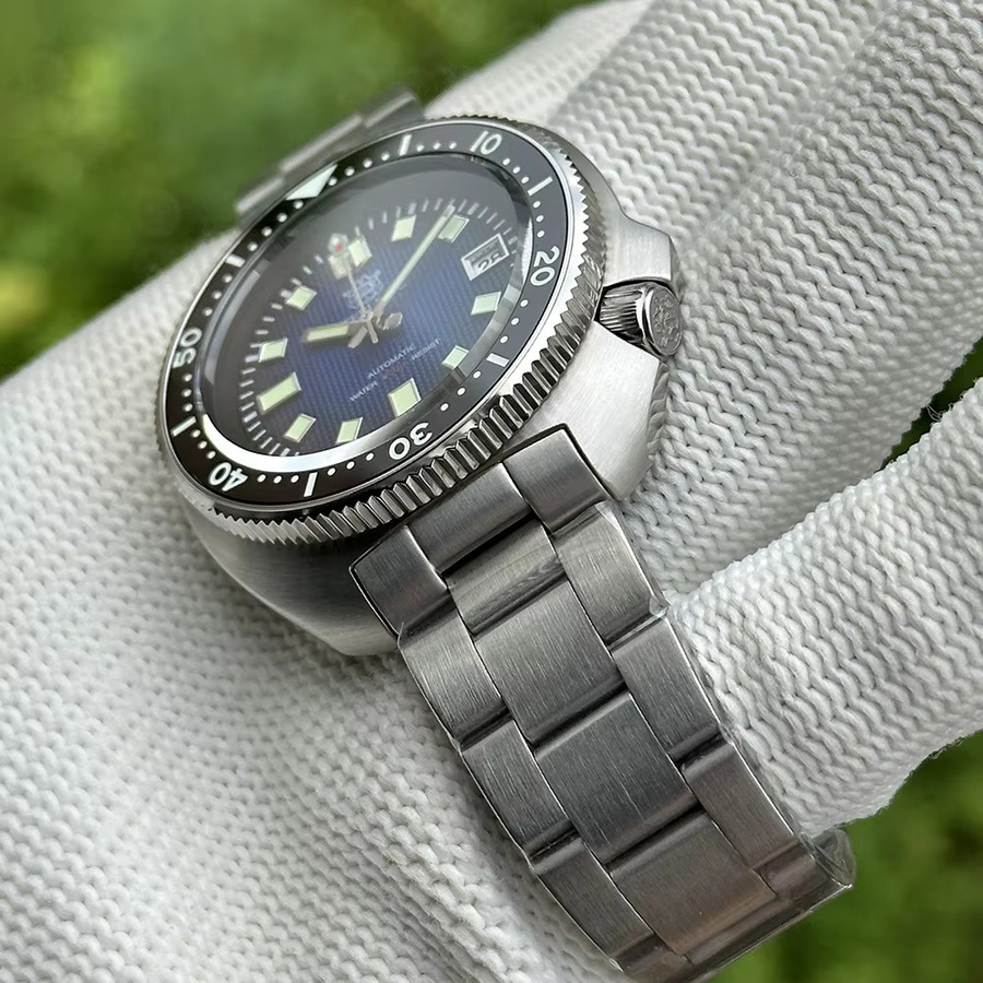 STEELDIVE Armbanduhr, Automatik, Edelstahl, Blau, Herren - Bild 3