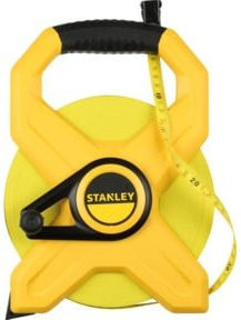Stanley Maßband aus Fiberglas in Weiß und Gelb, Länge: 30 m, Breite: 12,7 mm - Bild 2
