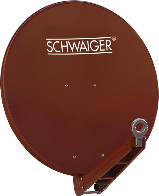 Schwaiger Satellitenschüssel SPI075PR011 in Rot mit 75 cm Durchmesser - Bild 1