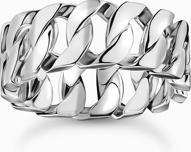 Thomas Sabo Ring, 925 Silber, Kettenglieder breit, Unisex - Bild 1