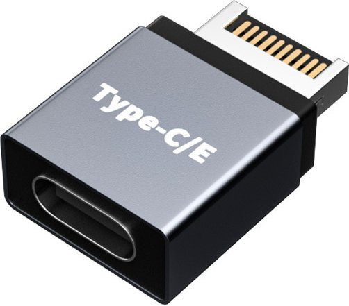 OULLX USB C auf USB C Adapter Typ E für Desktop PC Motherboard Konverter - Bild 1