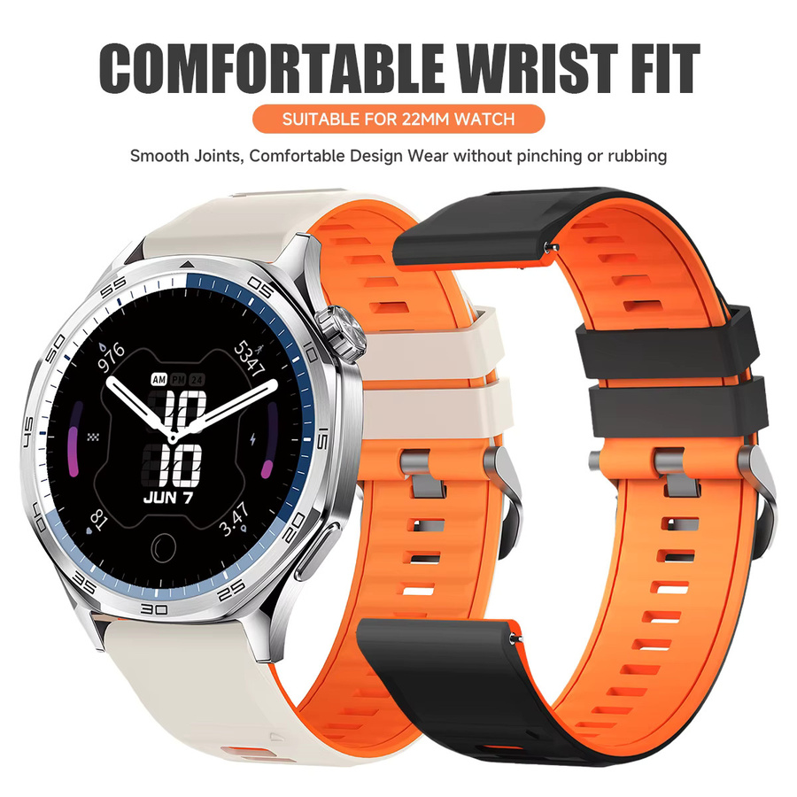 RefitMod Uhrenarmband Silikon, 22 mm, Unisex - Bild 5