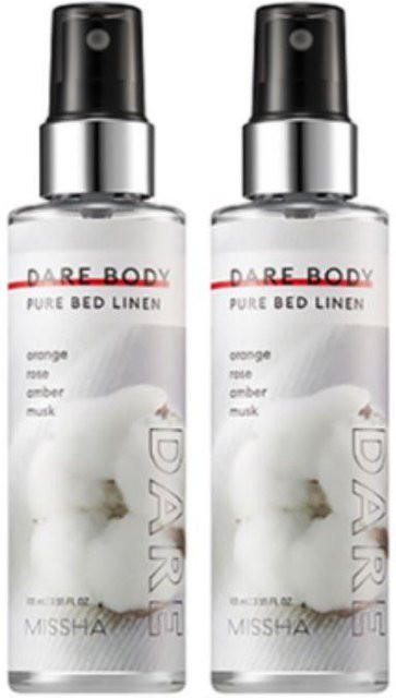 MISSHA Dare Body Mist Pure Bettwäsche, 2 x 105 ml, Unisex - Bild 1