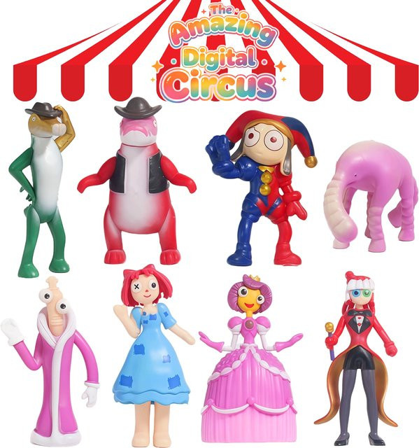 Bandai The Amazing Digital Circus Modellspielzeug, 8-teiliges Set - Bild 1