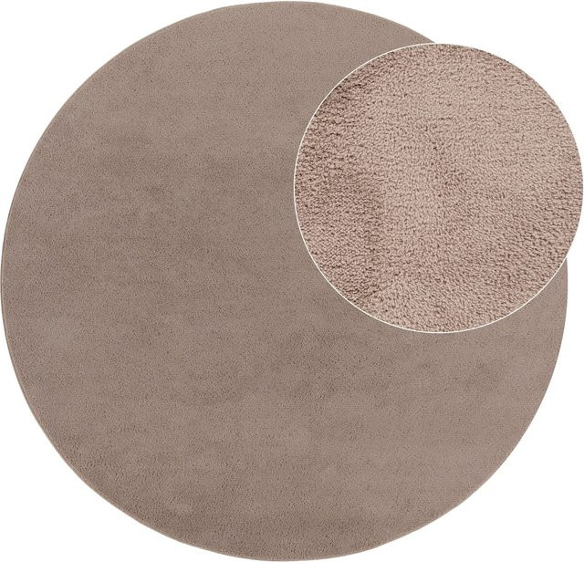 Runder Teppich Calissa in Taupe und Beige, Durchmesser: 160 cm - Bild 1