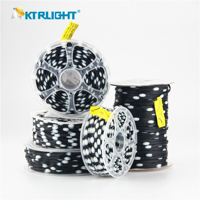 KTRLIGHT RGBIC LED-Lichterkette WS2811 5V mit schwarzem Draht und Multicolour-Effekt - Bild 1