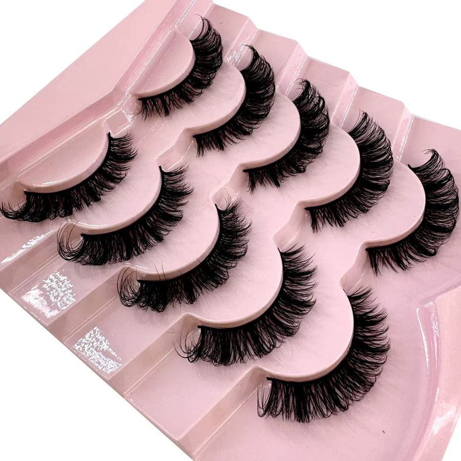 AMSDCN Kunstwimpern, Black, DD-Curl, 5 Paar - Bild 3