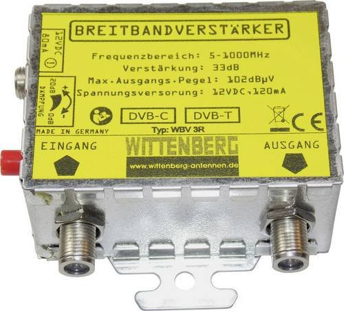 Wittenberg Antennen WBV-3R DVB-T Verstärker in Silber - Bild 1