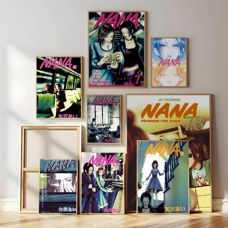 Wasserfester Anime NANA Wandaufkleber als selbstklebendes Poster in Mehrfarben - Bild 2