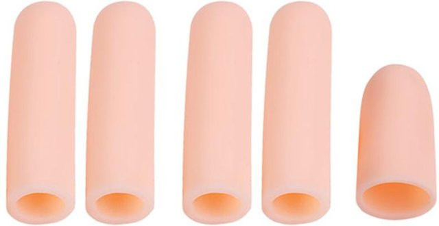 Aura Living Fingerkappen Silikon, 5 Stück, beige - Bild 1