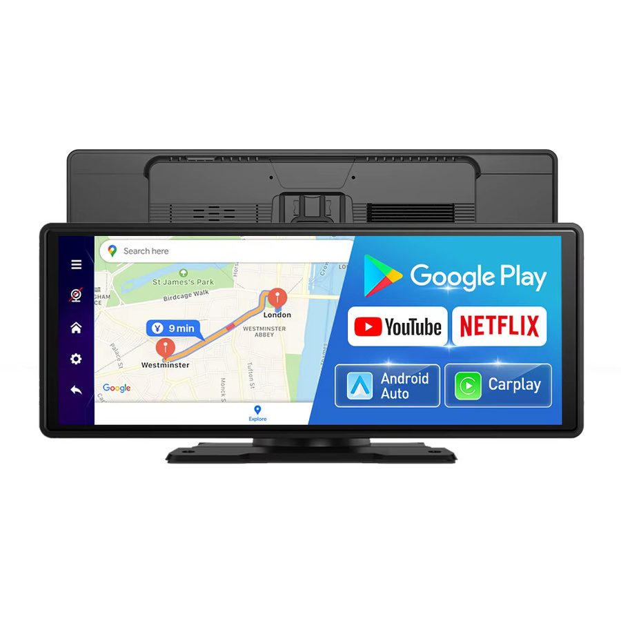Imagebon E64 Android 13 Dashcam mit 10,26 Zoll Display, 8-Kern Prozessor, 4GB RAM + 64GB Speicher, Wireless CarPlay, Android Auto, Split Screen, Netflix, Google Play und GPS in Schwarz - Bild 6