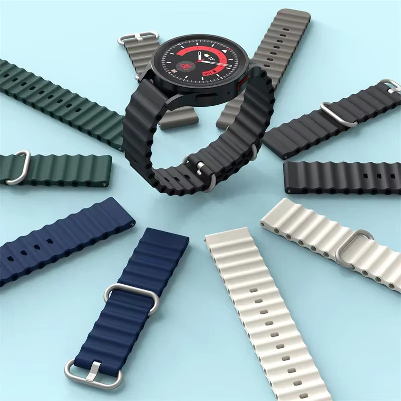 Uhrenarmband Kautschuk, Klassisch, 22 mm, 20 mm - Bild 4