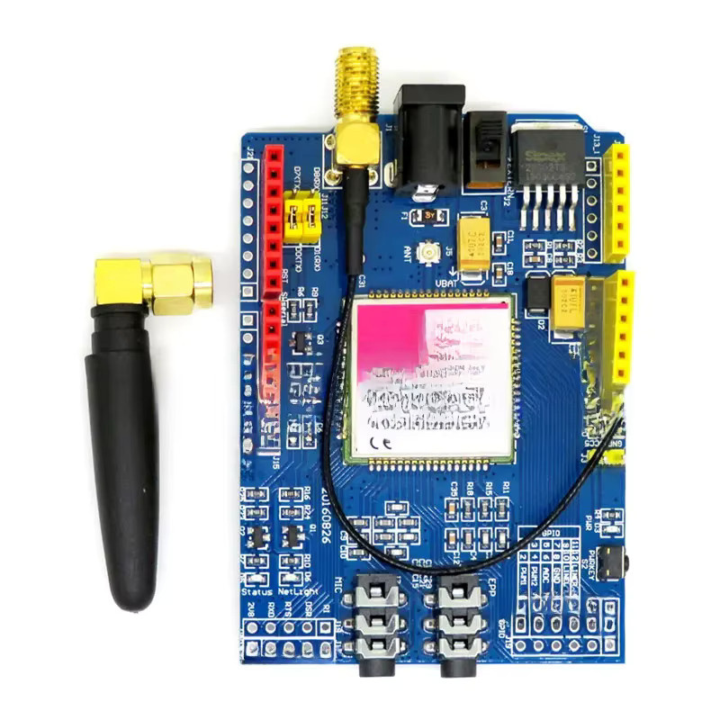 DNIGEF SIM900 GPRS/GSM Shield Development Board Quad-Band-Modul für Arduino, Blau - Bild 3