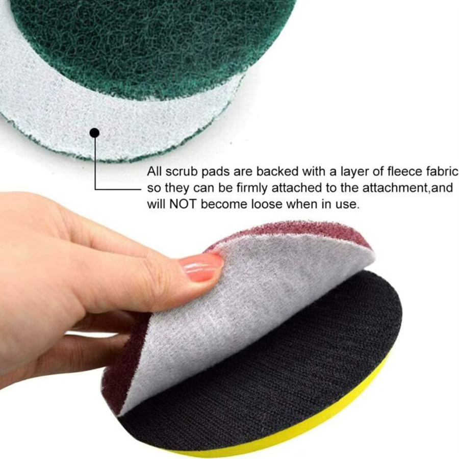 Vibratite 5er Set Nylon Polierscheiben in Blau mit Körnungen 240, 400, 800, 2500 und 3000 Durchmesser: 10,16 cm - Bild 5