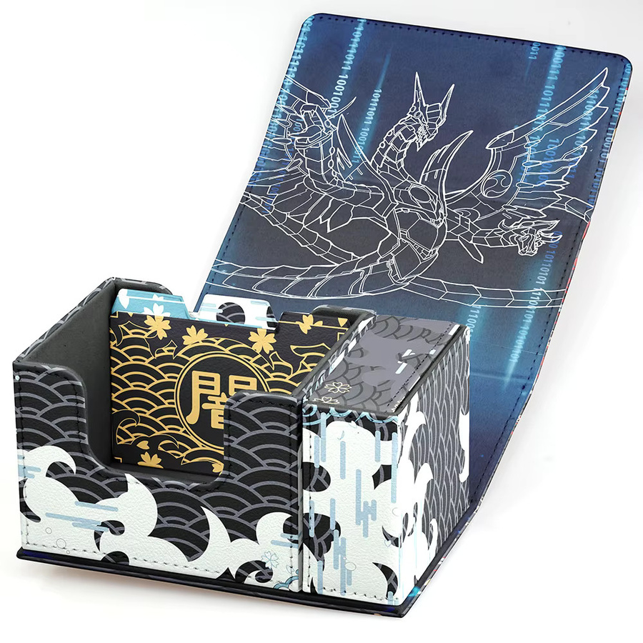 Bandai YuGiOh Sammelkarten-Deck-Hülle, Leder, Karten-Aufbewahrungsbox - Bild 3