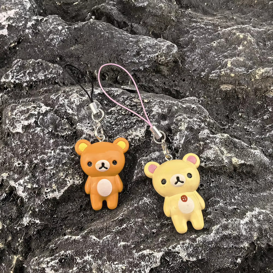 YiYuYiHua Schlüsselanhänger, Bär, Bunt, Unisex - Bild 2