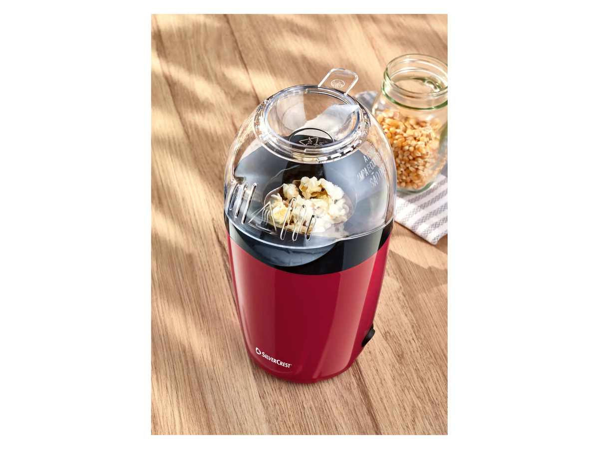 SILVERCREST Popcorn-Maker Heißluftgerät in Rot und Schwarz - Bild 2