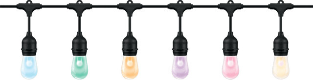 WiZ Outdoor LED Lichterkette Tunable White und Color in Schwarz - Bild 1