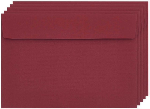 Rico Design Paper Poetry Luxury Umschläge C5 Weinrot - Bild 1