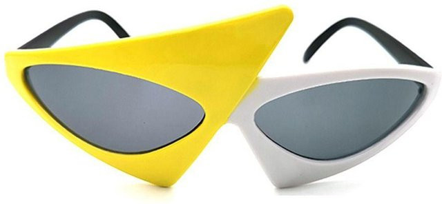 Yiran Health & Beauty Sonnenbrille, Vollrand, square, metal, unisex, yellow - Bild 1