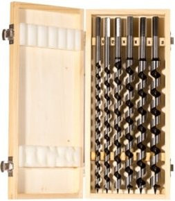 fischer Schlangenbohrer D-WL Set 320 Holzbohrer Set, 6-teilig, silber - Bild 1