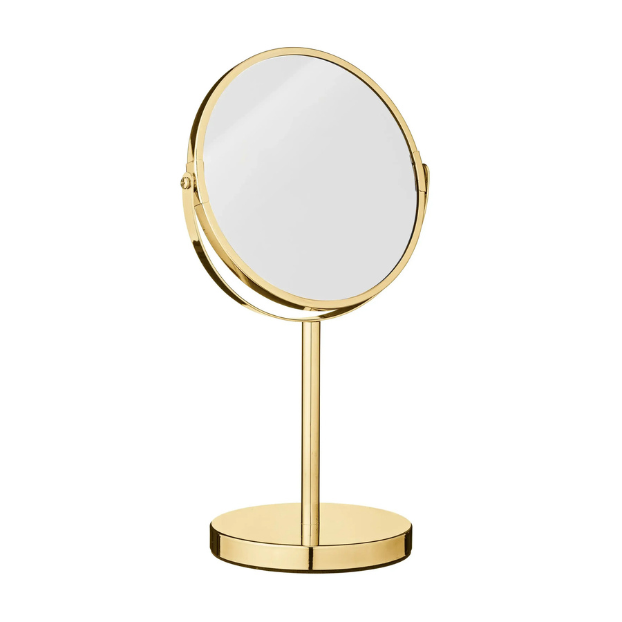Bloomingville Tischspiegel Milde aus Metall in Gold, B/H: 20,0 x 35,0 cm - Bild 1