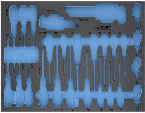 Hazet 2K-Weichschaum-Einlage 163-526L Breite: 39,2 cm, Länge: 51,9 cm - Bild 1