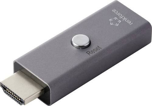 Renkforce RF-6903182 HDMI EDID Emulator 8K UHD in Aluminium-Grau - Bild 1