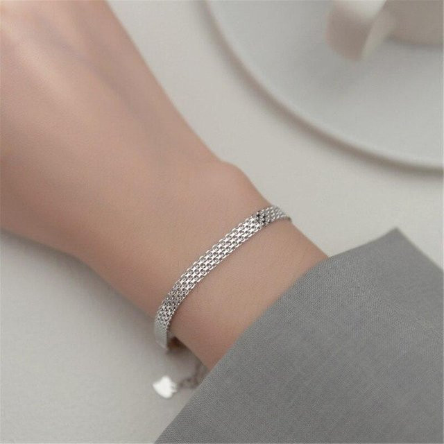 Allbestart Armband, 925 Silber, grau, Damen - Bild 1