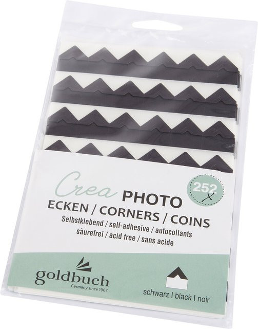 goldbuch Fotoecken Crea in Schwarz - Bild 1