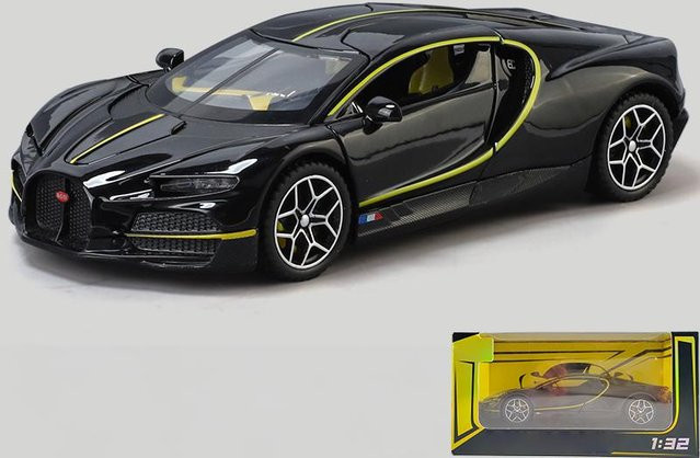 Linyi toy car Tourbillon V16 Supercar Modellauto, 1:32, Metall, mit Licht und Ton, ab 18 Jahre - Bild 1