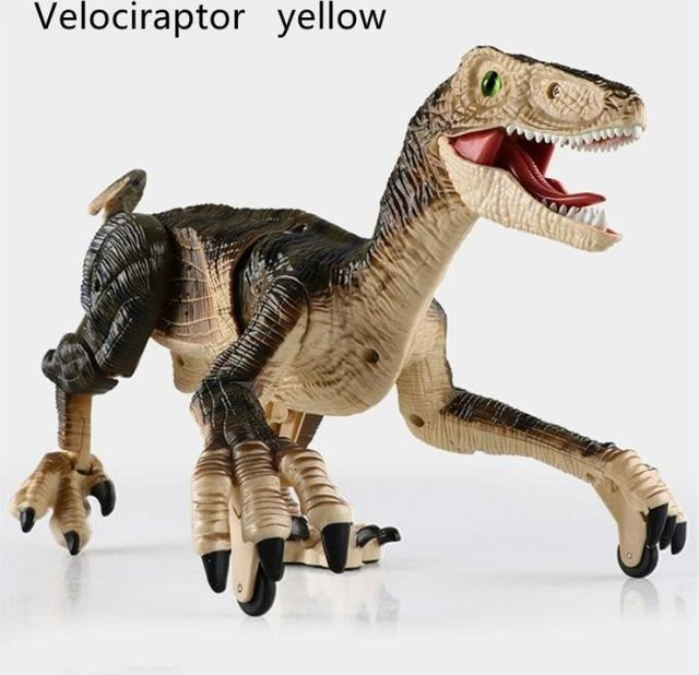 STEL ORA Gelber Velociraptor, RC Dinosaurier, 2.4G, mit Fernbedienung - Bild 1