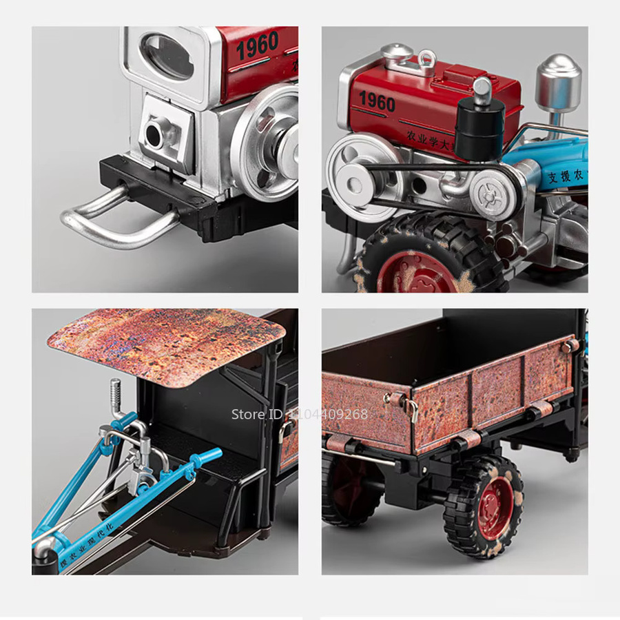 HAOCHI Retro Walking Traktor, Modell, 1:32, Metall, mit Licht und Sound - Bild 1