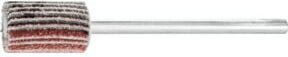 PFERD TOOLS Korund Fächerschleifer A80 mit Durchmesser 10 mm, Länge 15 mm und Schaftdurchmesser 3 mm in Braun für Feinschliff und Finish - Bild 1