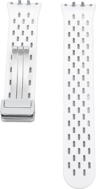 Fishine Uhrenarmband Silikon, Weiß, Galaxy Fit3, Unisex - Bild 1